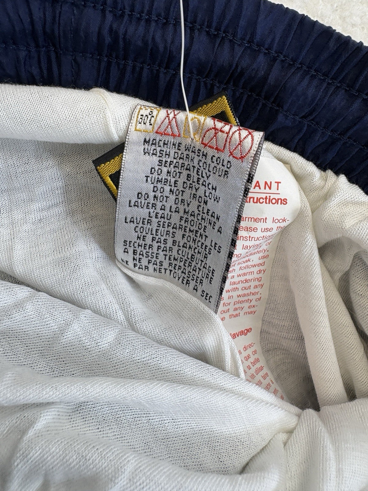 Vintage Puma Circuit Y2K Ankle Zipper Navy Blue Pants With Tag Mens Large New