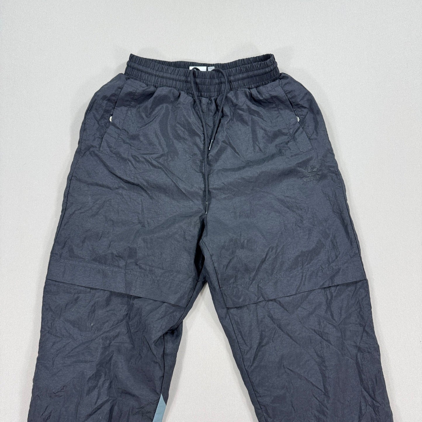 Adidas Primegreen Track Pants Womens XS Black Adicolor Slice Trefoil Joggers