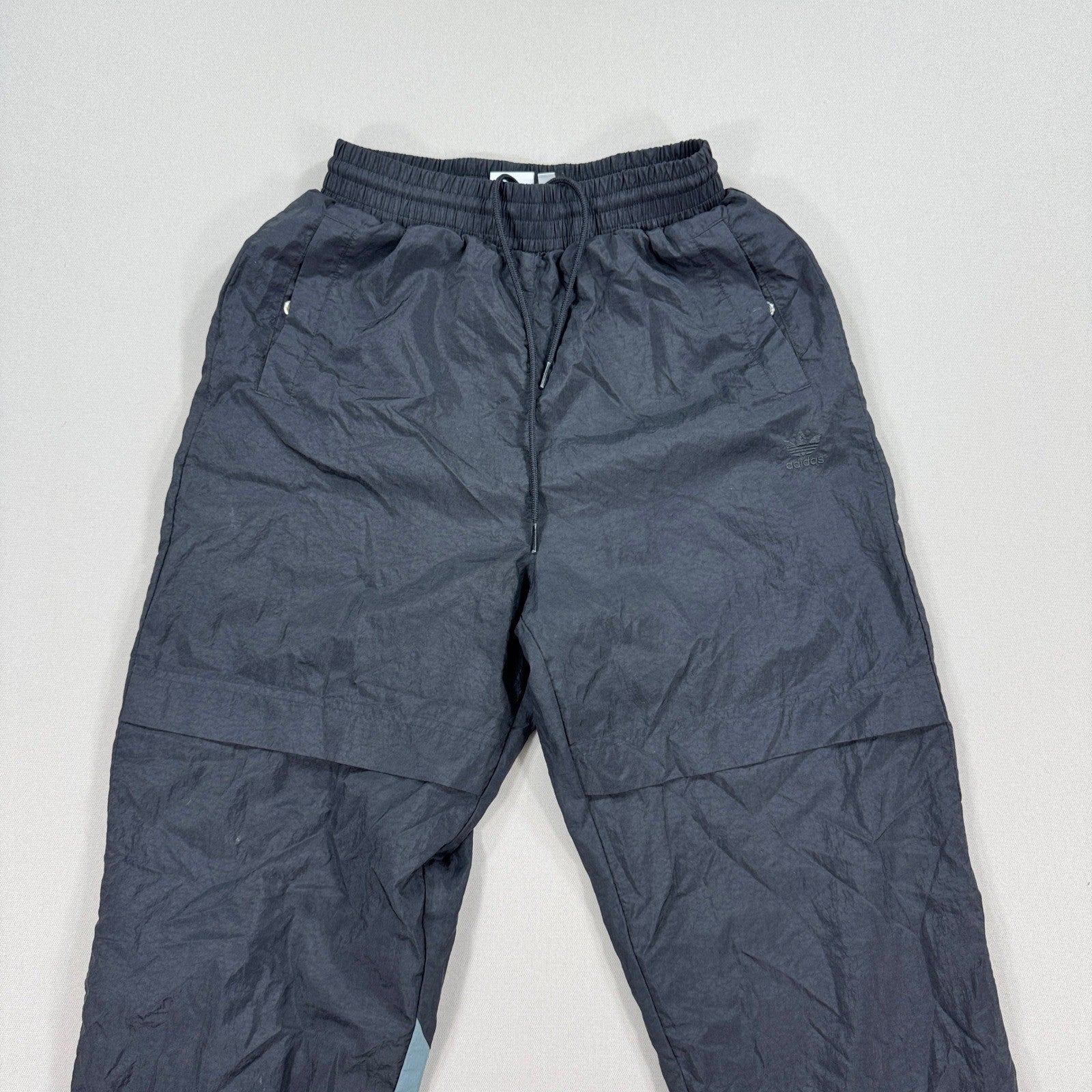 Adidas Primegreen Track Pants Womens XS Black Adicolor Slice Trefoil Joggers