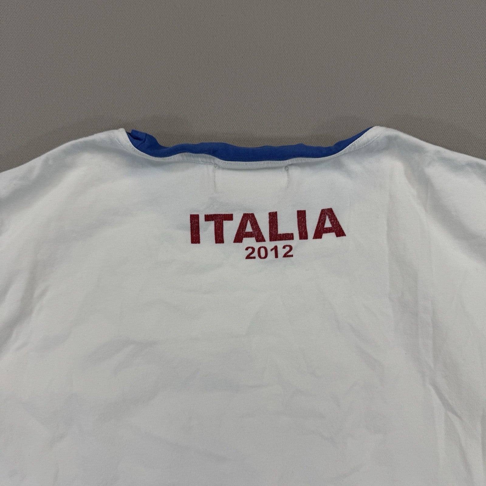 Carlsberg Italy 2012 Football Shirt Youth 2XL White Jersey Made in Italy