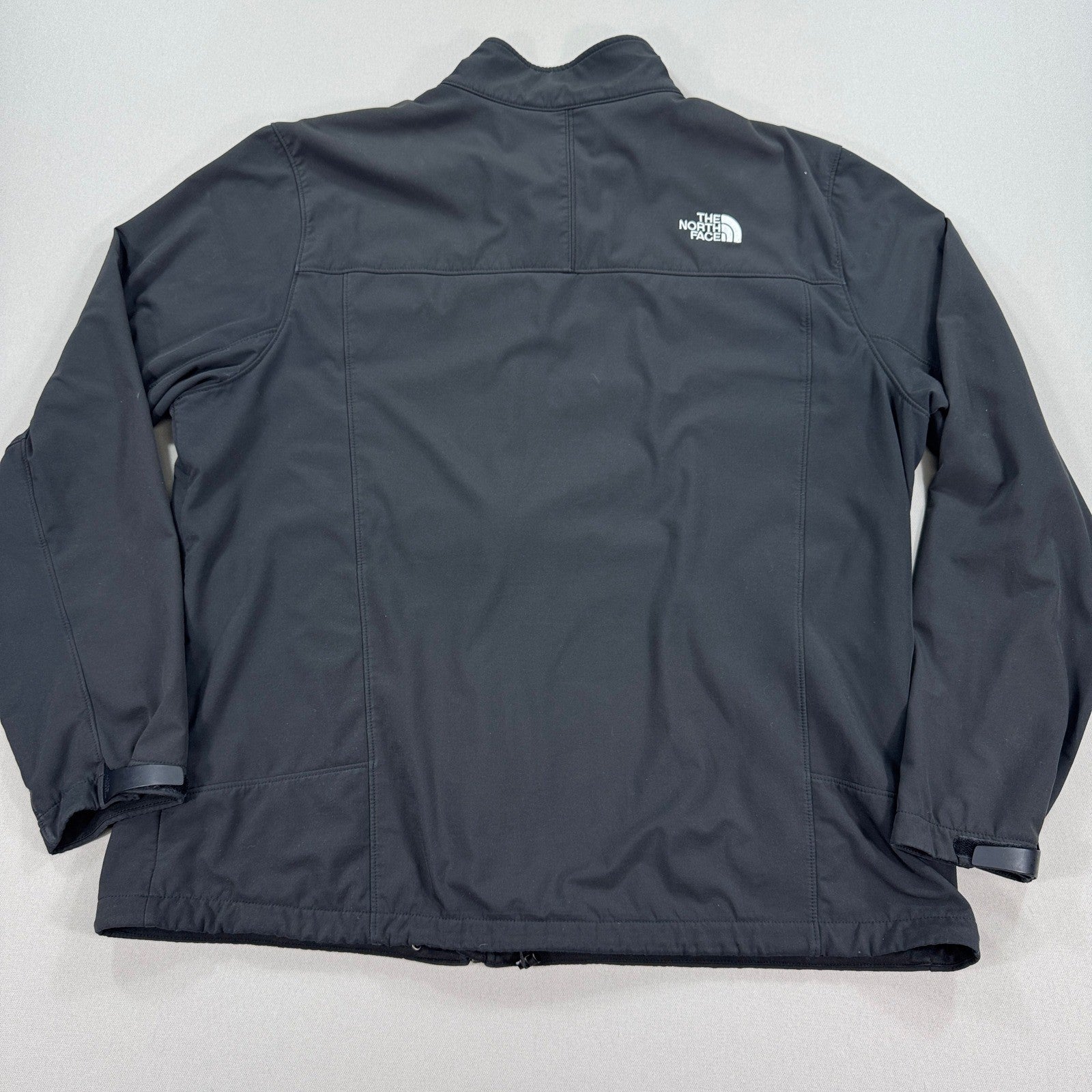 The North Face Apex Bionic Softshell Jacket mens 2XL Black Full Zip Windproof