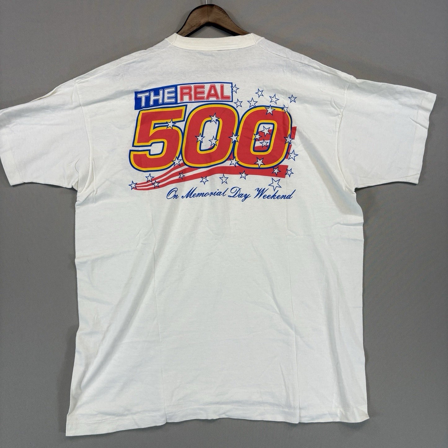 Vintage The Inaugural US 500 Michigan Speedway Single Stitch T Shirt mens 2XL