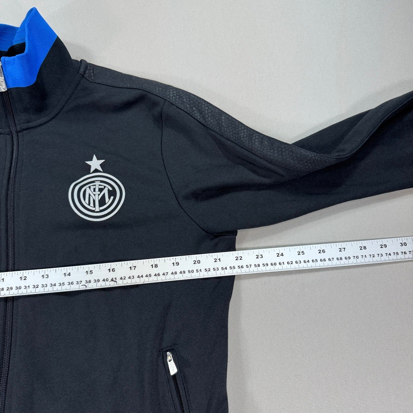 Nike Inter Milan Authentic Football Jacket 478212-010 mens Large Full Zip