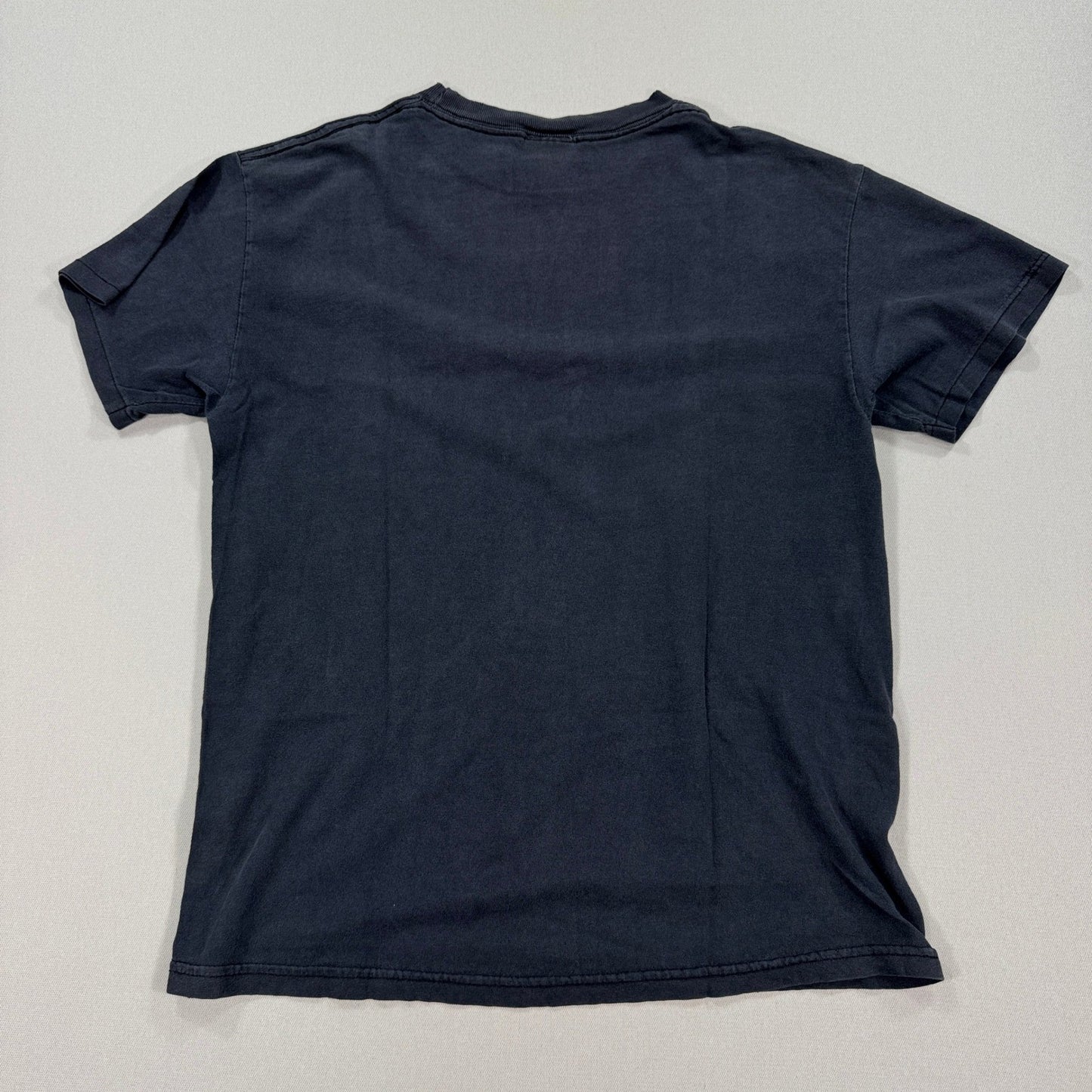 VTG 04 Led Zeppelin Shirt Spellout Giant Graphic Print mens Medium Liquid Blue