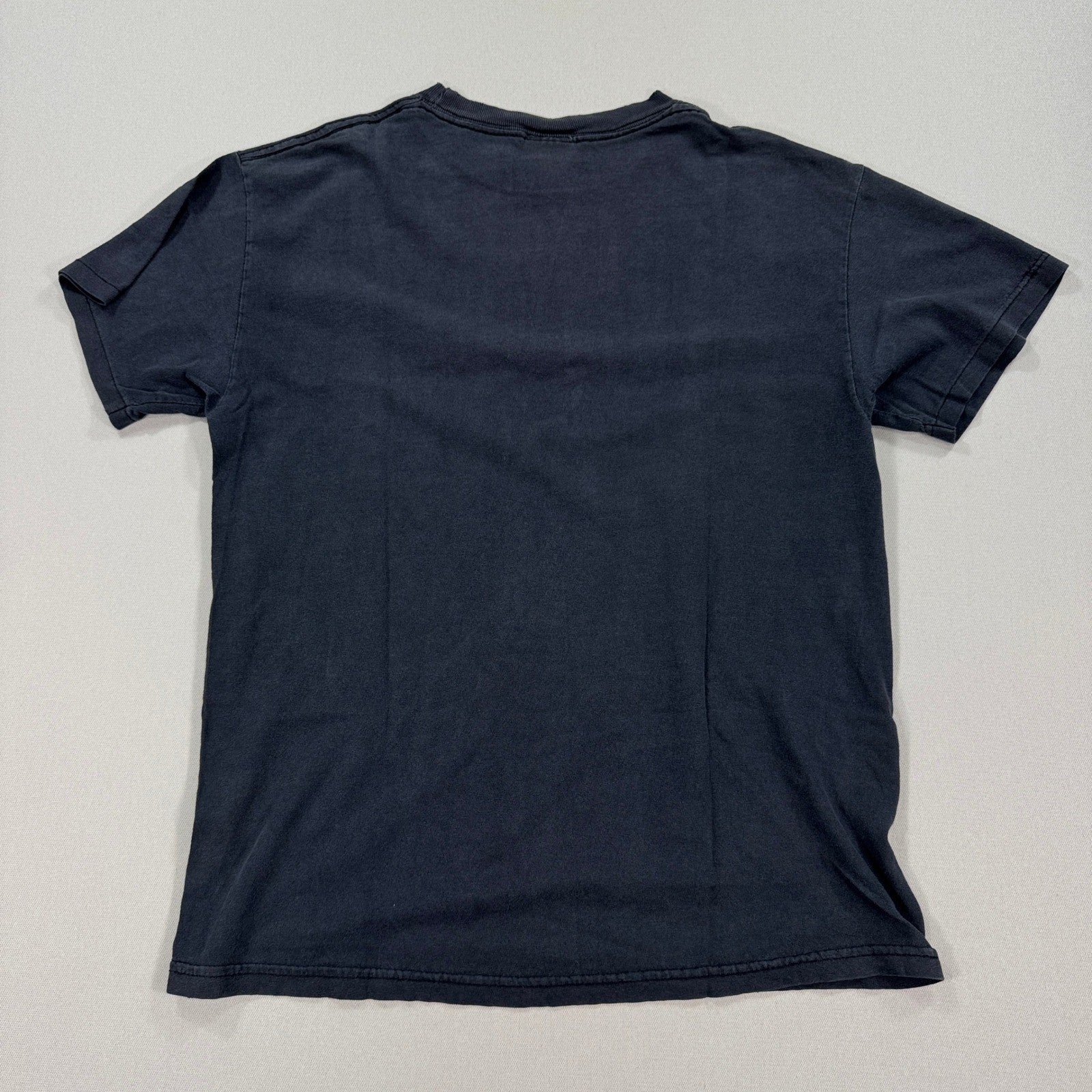 VTG 04 Led Zeppelin Shirt Spellout Giant Graphic Print mens Medium Liquid Blue