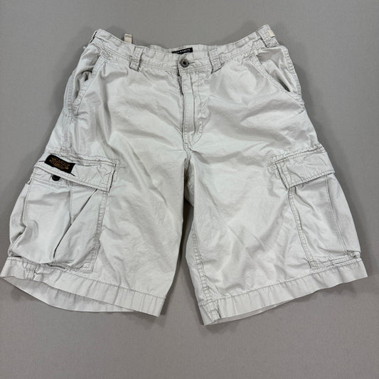 VTG Polo Jeans Co Ralph Lauren Military Surplus Cargo Shorts mens Size 34 Khaki