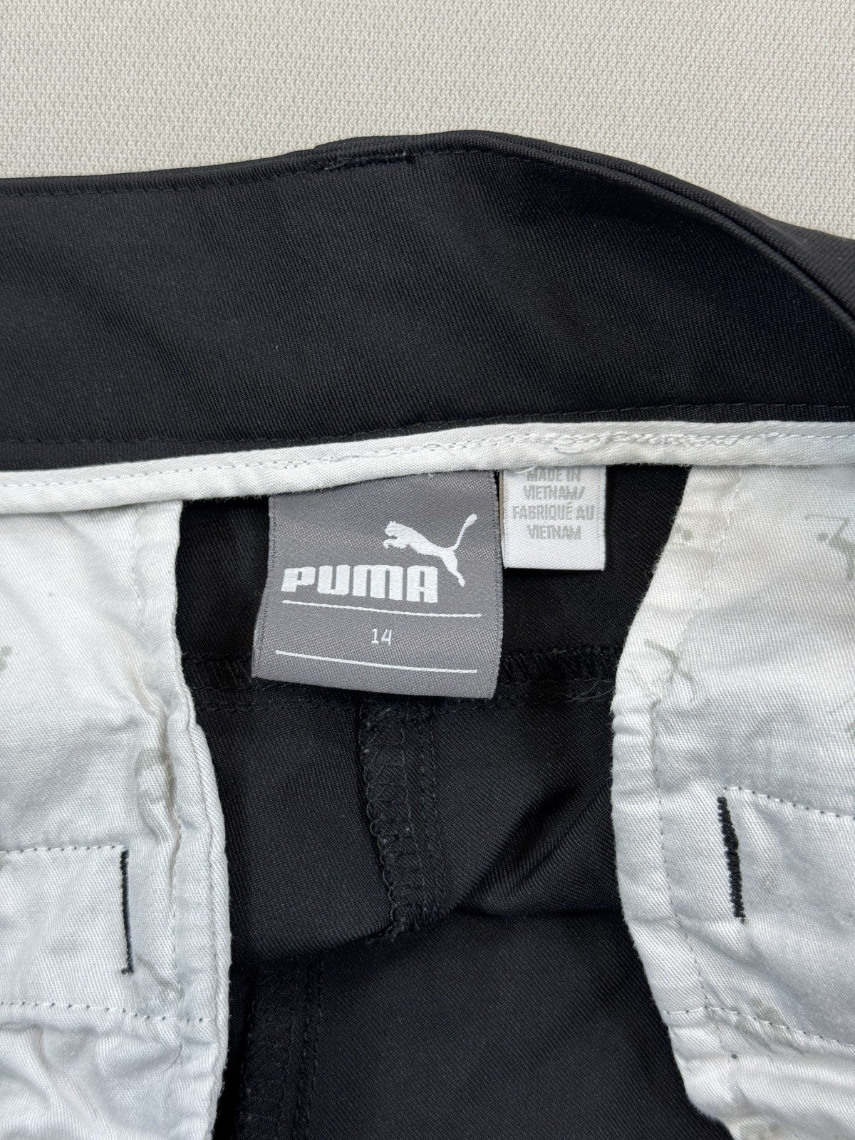 Puma SE Way 1 Dealer Golf Womens Size 14 Black Tailored Dress Pants Stretch