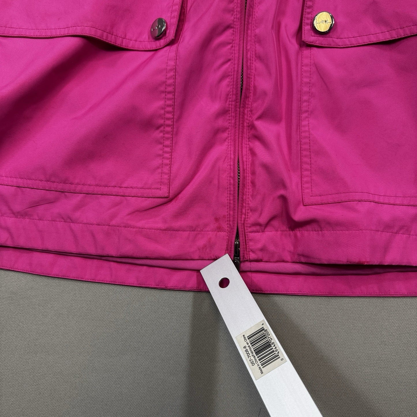 Lauren Ralph Lauren Womens 2XL Hot Pink Zip Up Vest Sleeveless Activerwear