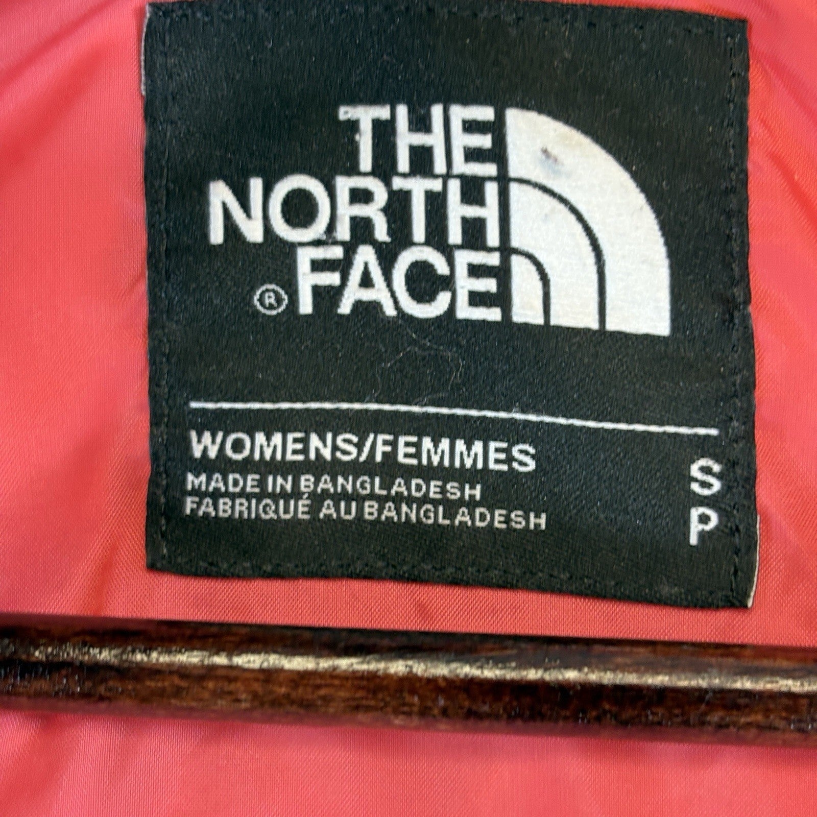 The North Face Womens Small Gray Down Puffer Jacket Hooded Zip-Up Insulated Coat