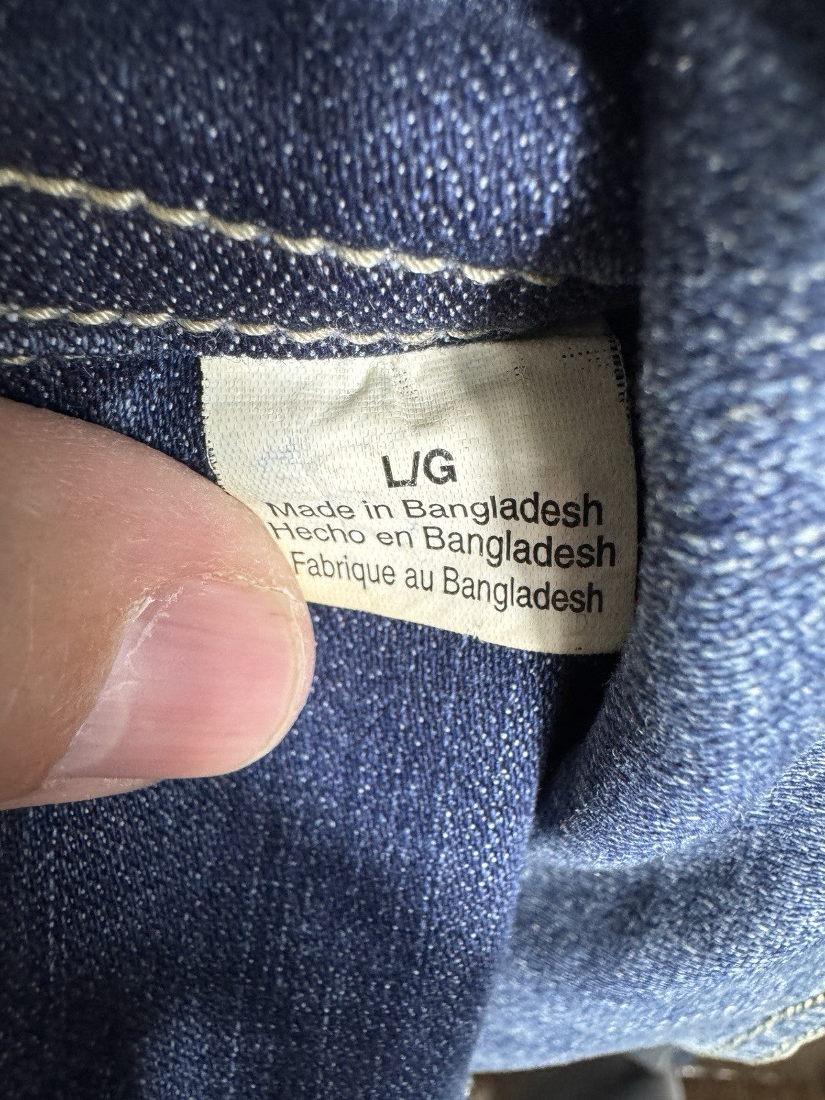 Lee Riders Women’s Jean Denim Jacket Button Down Country Rodeo Size Large