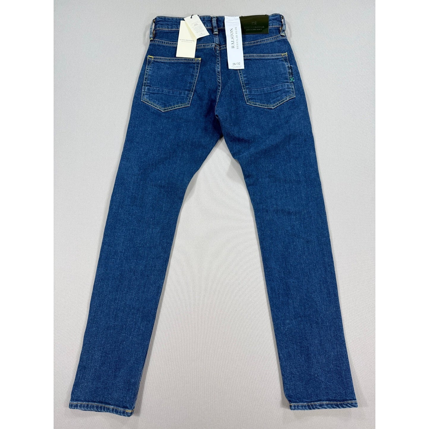 New Scotch & Soda Ralston With Tag Jeans mens 28x32 Dark Wash Indigo Denim