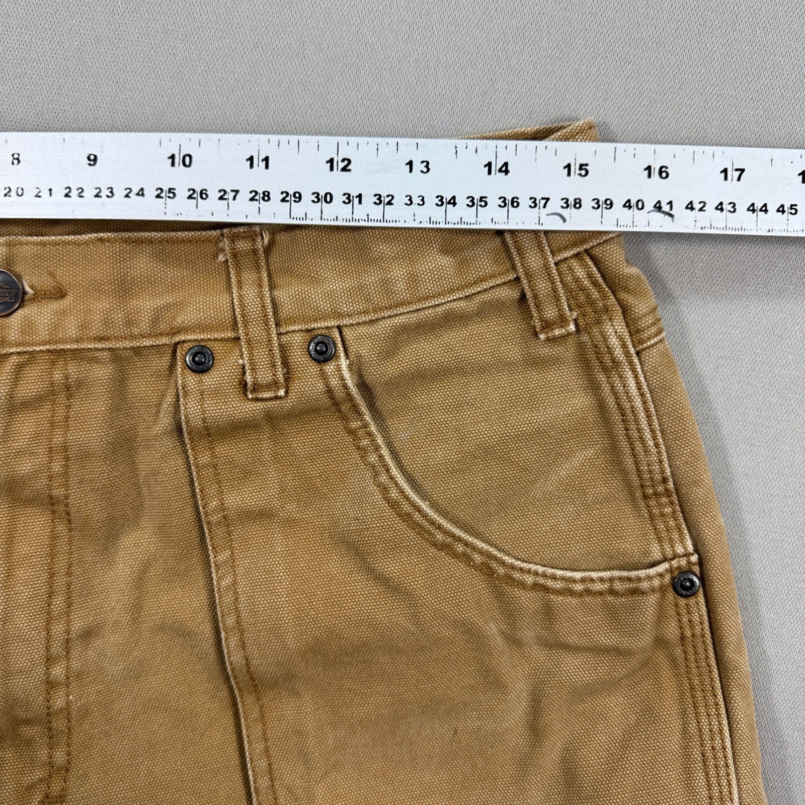 Dickies Double Knee Carpenter Pants mens 32x30 Cargo Khaki Relaxed Fit