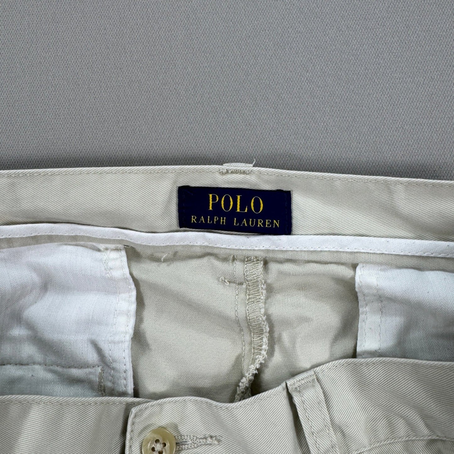 Polo Ralph Lauren Classic Fit Chino Shorts mens Size 33 Khaki Beige Casual