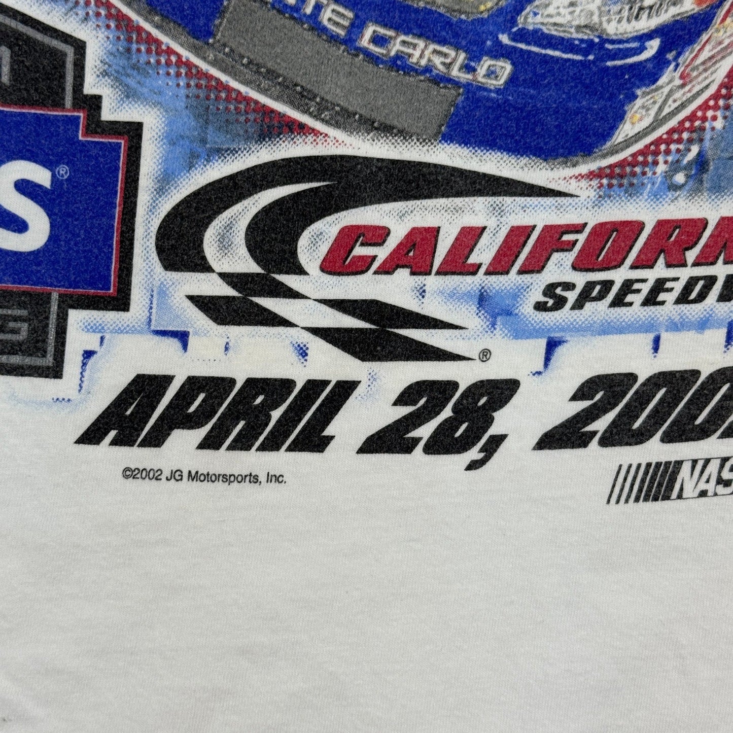 VTG Nascar T-Shirt Jimmie Johnson 48 Lowe's Monte Carlo Car Race mens XL Y2K