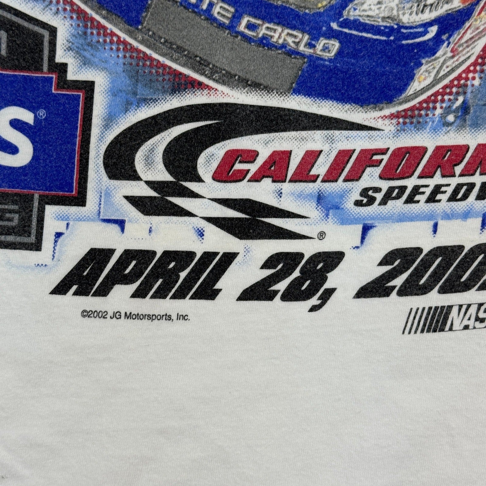 VTG Nascar T-Shirt Jimmie Johnson 48 Lowe's Monte Carlo Car Race mens XL Y2K
