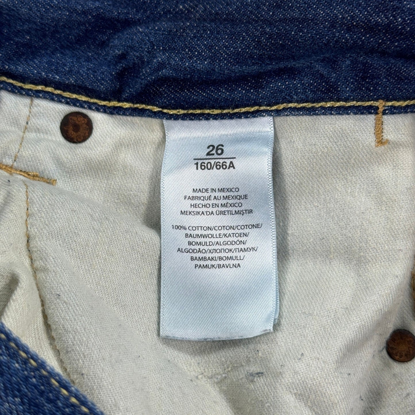 Polo Ralph Lauren Patchwork Jeans Astor Slim Boyfriend Womens Size 26