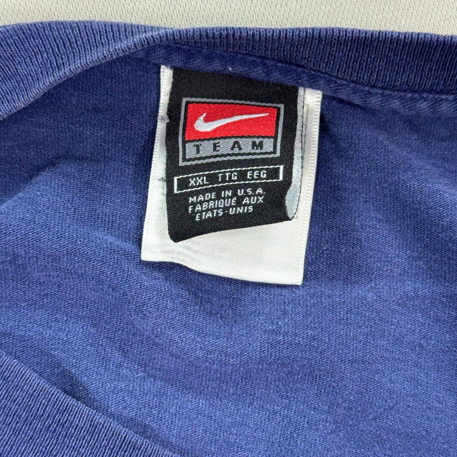 Vintage Tennessee Titans Football Nike Shirt mens 2XL Blue Made in USA