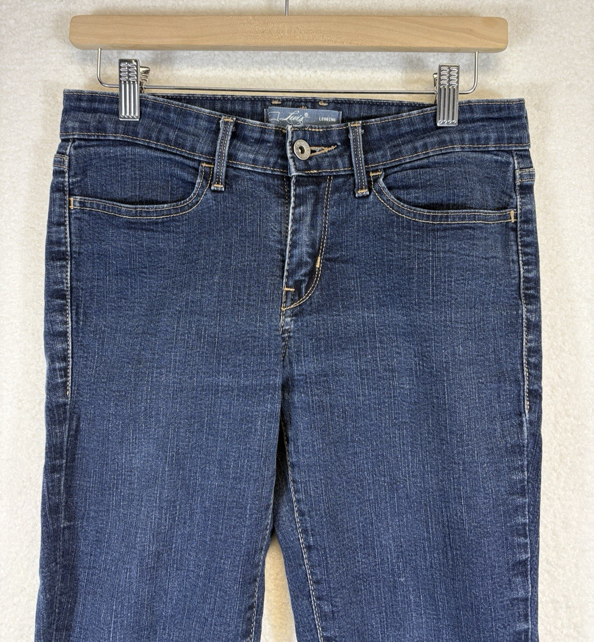Levi's Skinny Straight Leg Blue Denim Jeans Womens 28x26