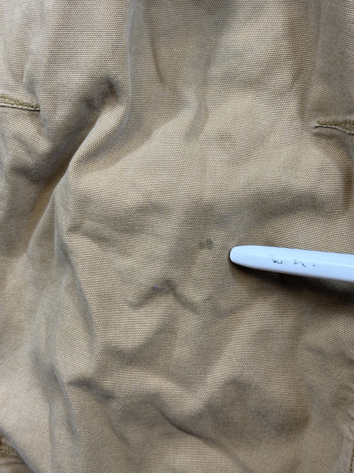 Carhartt Canvas Double Knee Brown Work Pants mens 38x30 Relaxed Fit Rugged