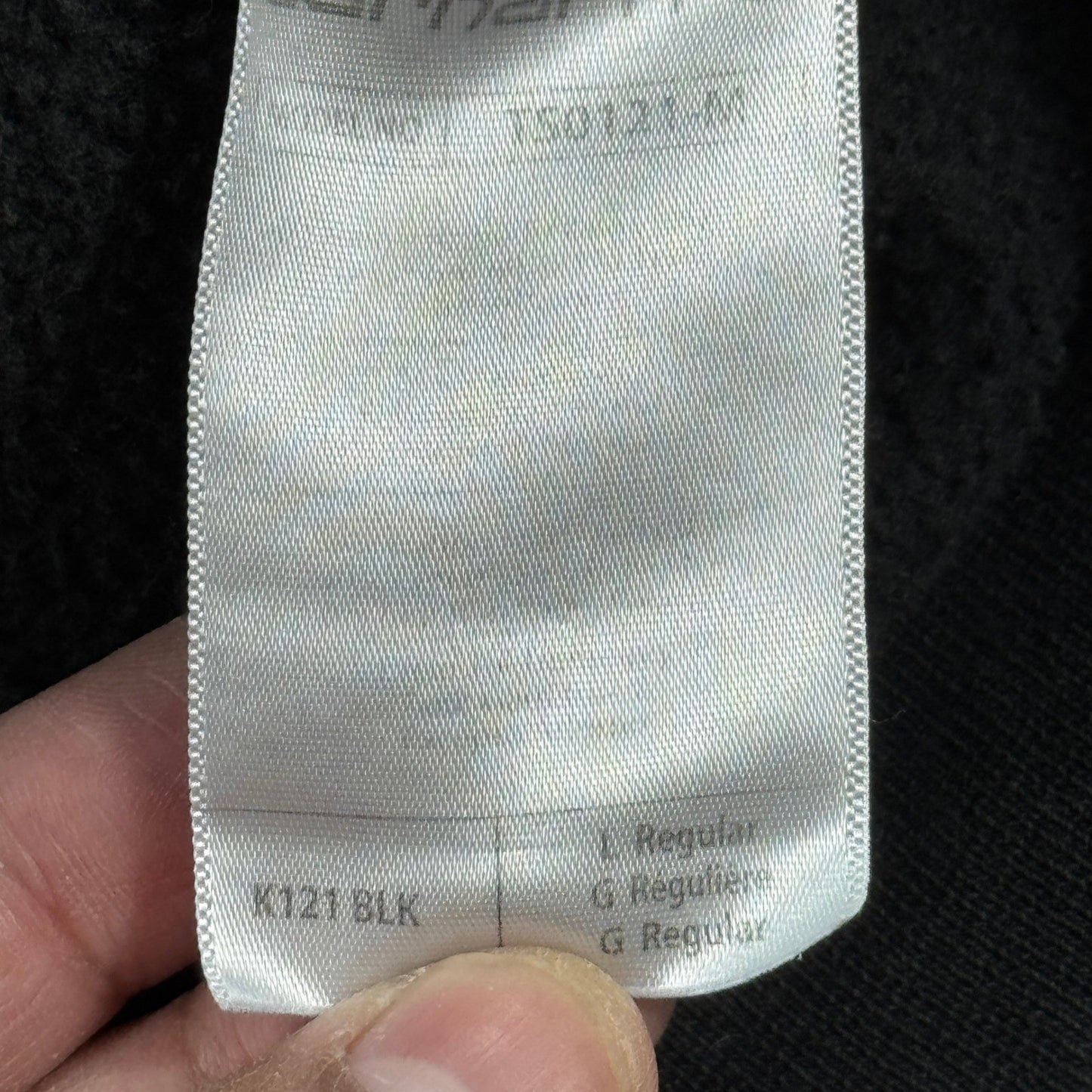 Carhartt K121 Hoodie Men's Large Black Loose Fit Pullover Sweatshirt Midweight