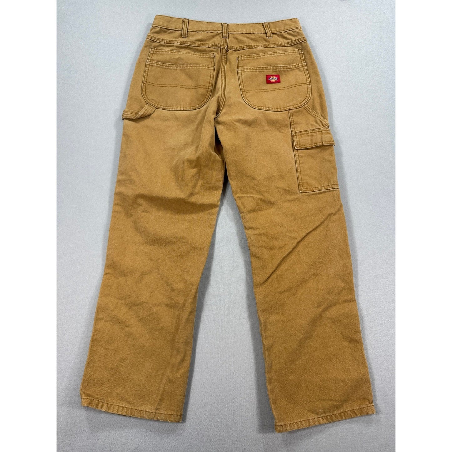 Dickies Carpenter Pants Double Knee Workwear Mens 34x34 Tan Relaxed Fit Straight