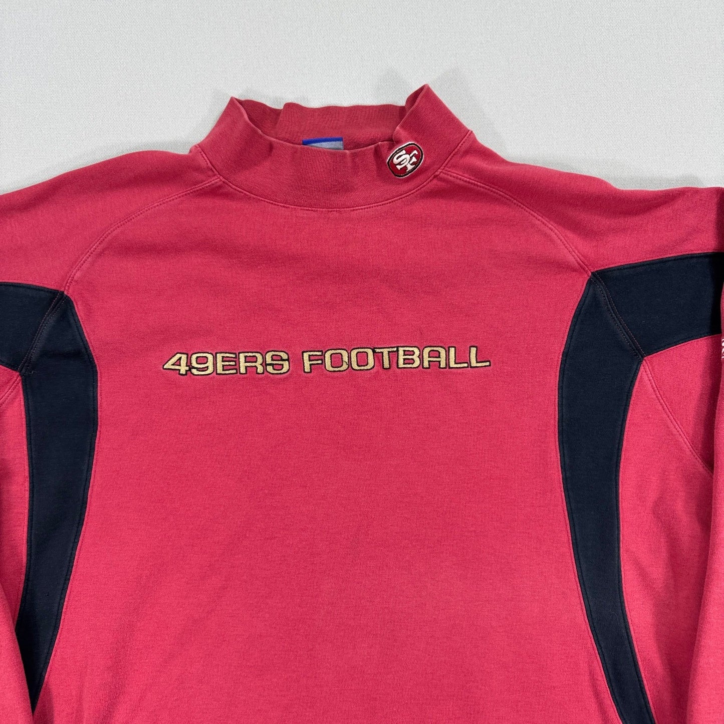 Reebok San Francisco 49ers Football Sweatshirt NFL Apparel Mens 2XL Red Pullover