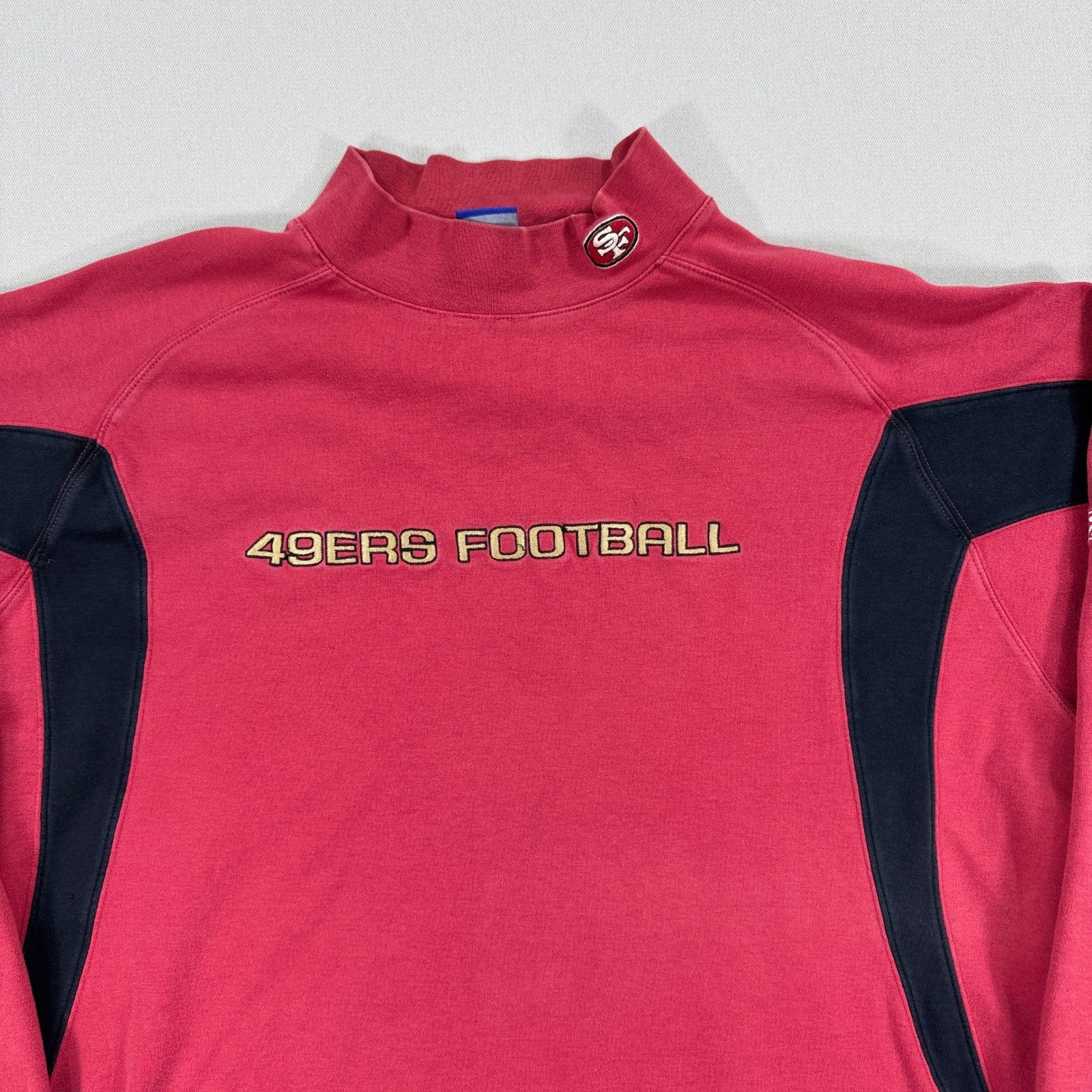 Reebok San Francisco 49ers Football Sweatshirt NFL Apparel Mens 2XL Red Pullover