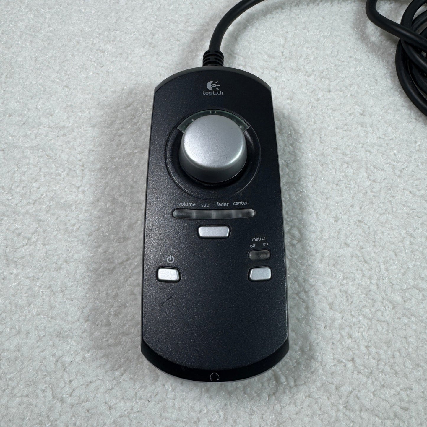 Logitech Z-5300 THX 5.1 Speaker Volume Control Pod Wired Remote Unit Only