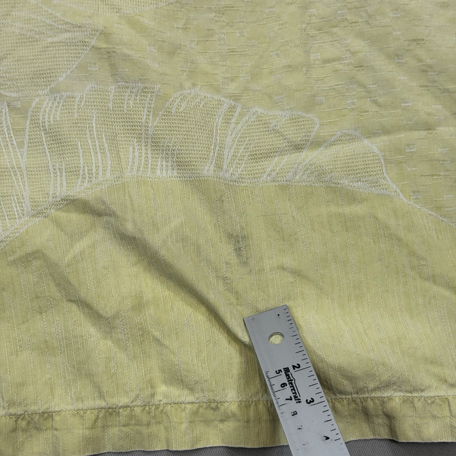 Tommy Bahama Hawaiian Shirt mens XL Yellow Button Up Tropical Beach Silk Blend