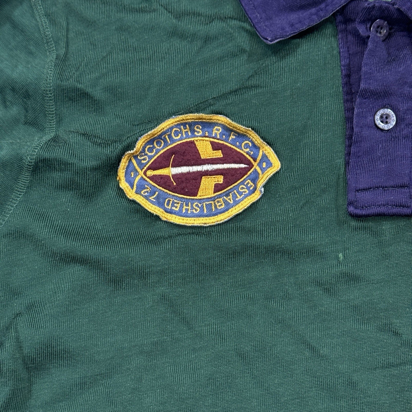 Vintage Scotch & Soda Shirt Mens Large Father And Son Long Sleeve Polo