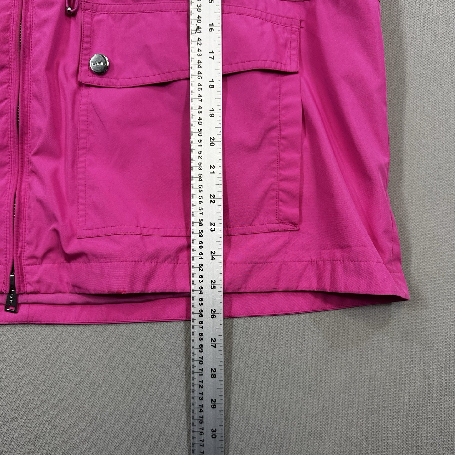 Lauren Ralph Lauren Womens 2XL Hot Pink Zip Up Vest Sleeveless Activerwear