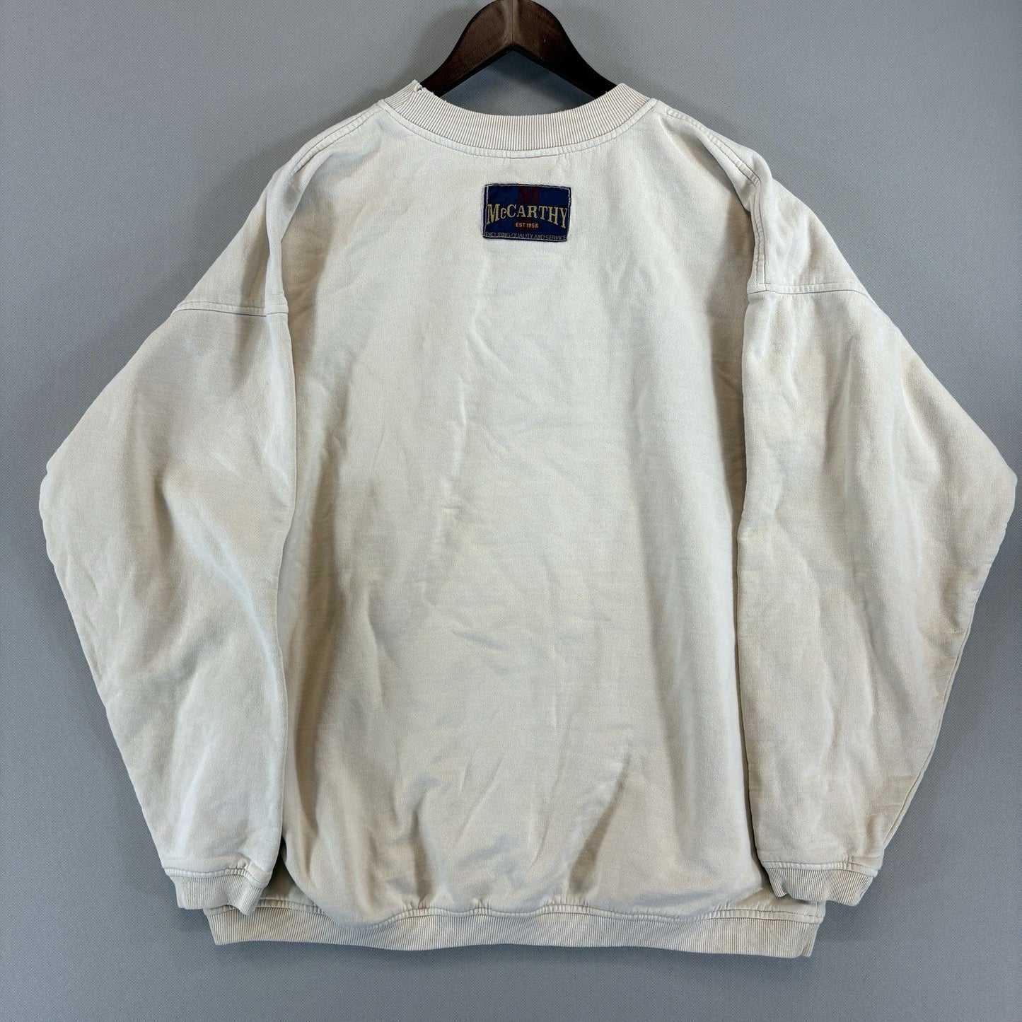 Vintage 1956 McCarthy Sweatshirt mens Large Pullover Made In Canada