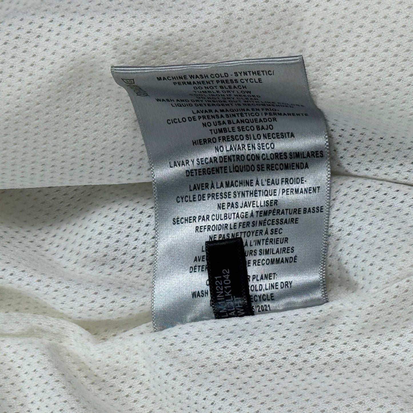 Levi's Retro Varsity Jacket Mens Large White Full Zip Spell Out Logo Sleeve Logo