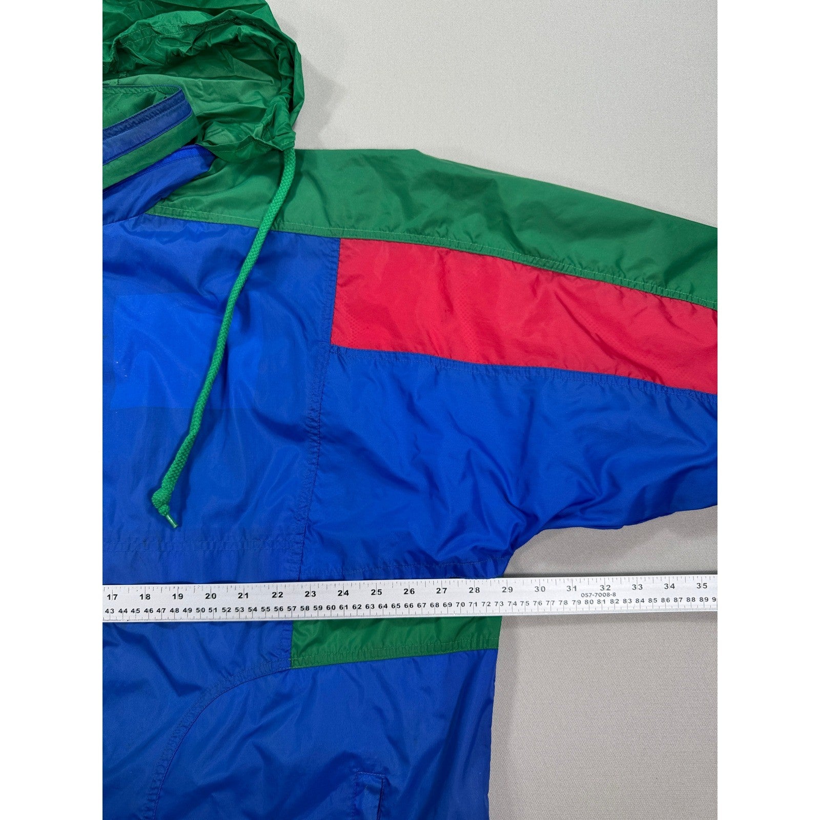 RARE Vintage Nike DB Bitter Warriors Windbreaker Jacket mens XL Blue Hooded