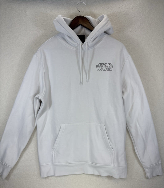 Star Wars Hoodie Mens L H&M Licensed A New Hope Graphic White