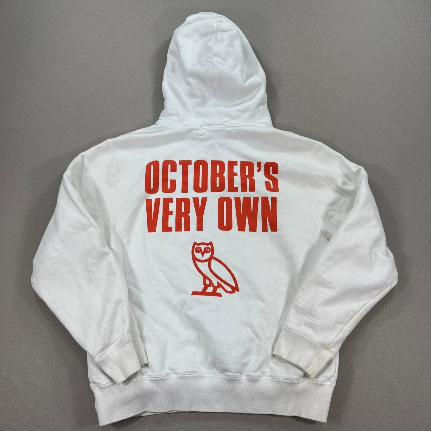 OVO Athletics October's Very Own Hoodie Mike Tyson mens Large White Pullover