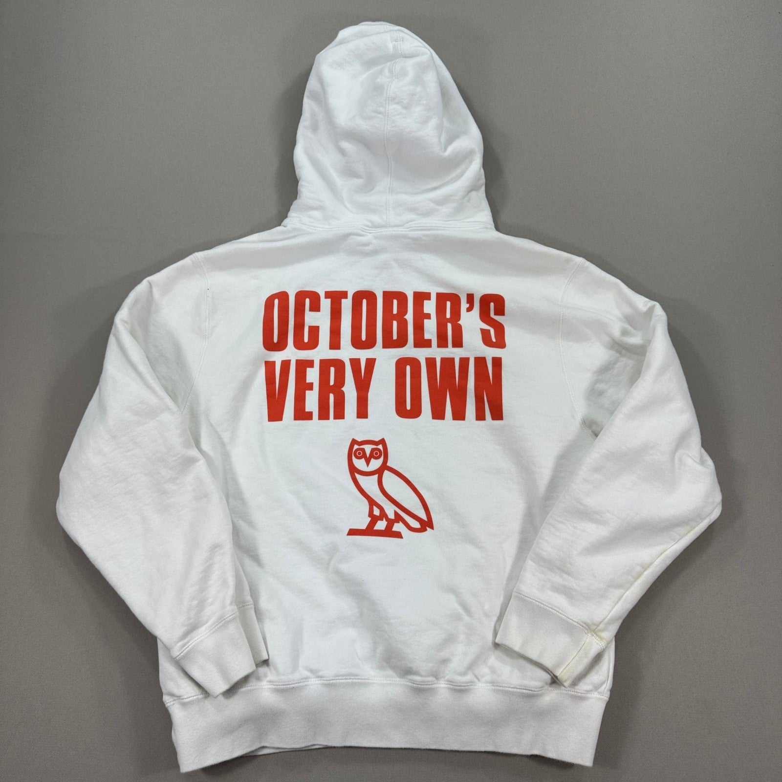 OVO Athletics October's Very Own Hoodie Mike Tyson mens Large White Pullover