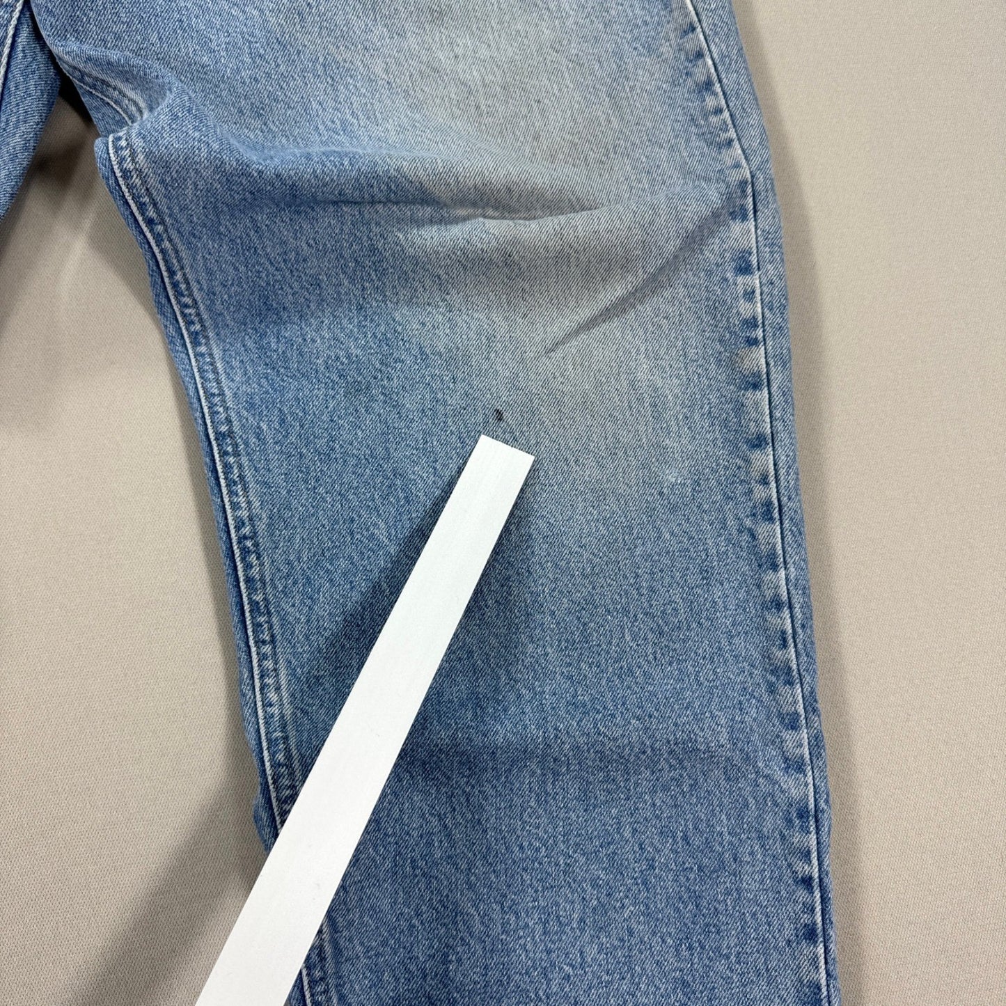 Carhartt Jeans Baggy Fit mens 40x31 Blue Denim Work Pants Grunge Distressed