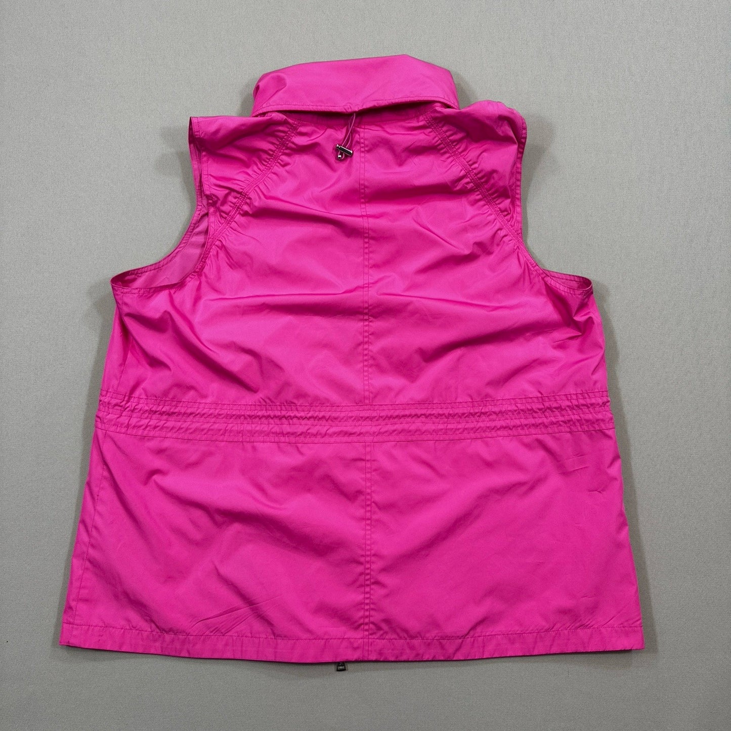 Lauren Ralph Lauren Womens 2XL Hot Pink Zip Up Vest Sleeveless Activerwear