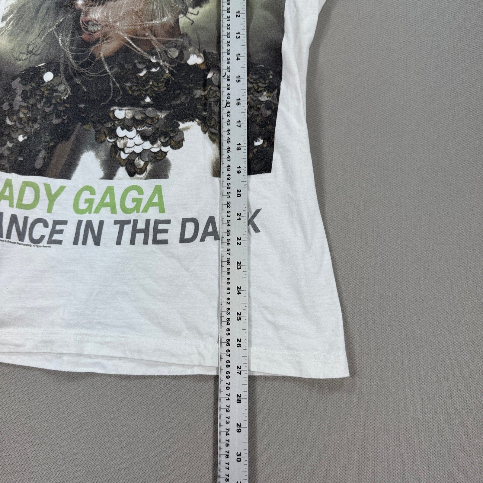 Vintage Lady Gaga Dance In The Dark 2009 White Shirt Small Monster Ball Tour