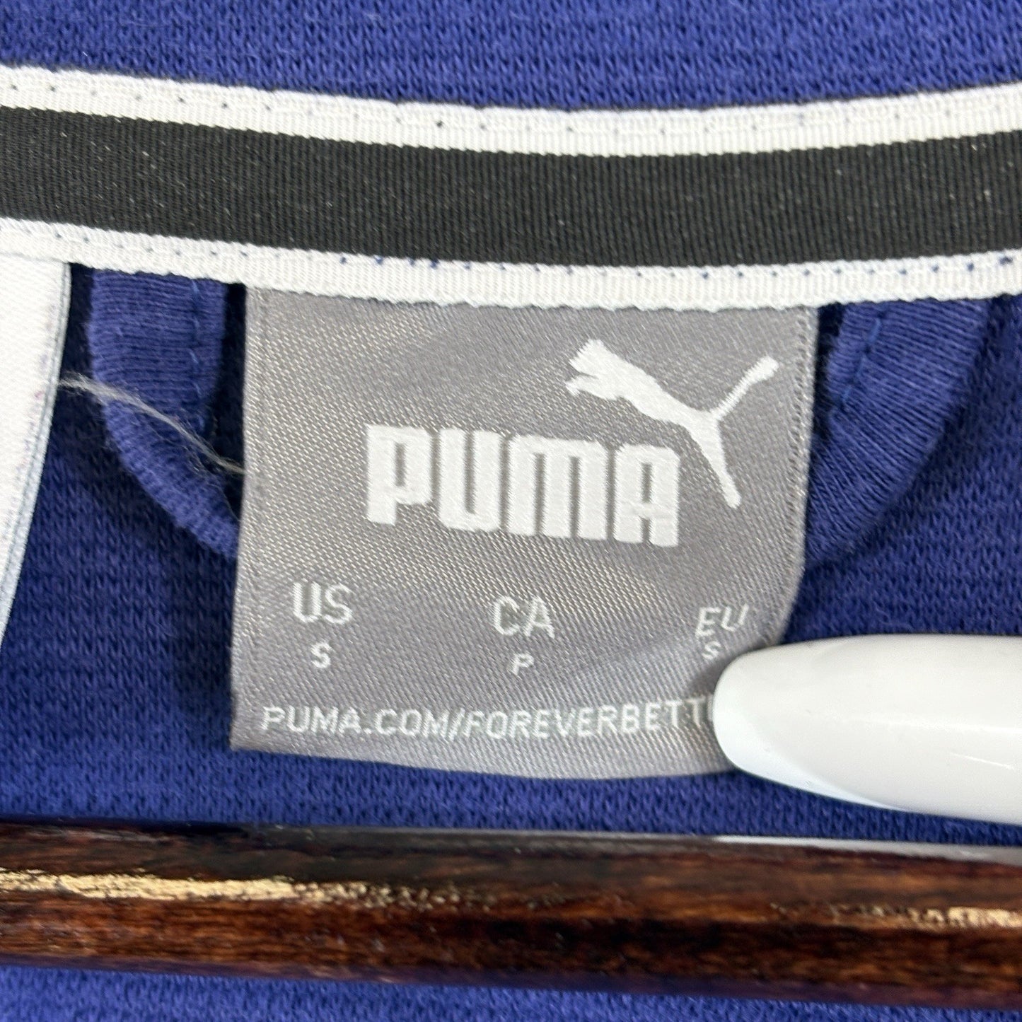 Puma BMW Motorsport Hooded Jacket Mens Blue Red Regular Fit Full Zip Small