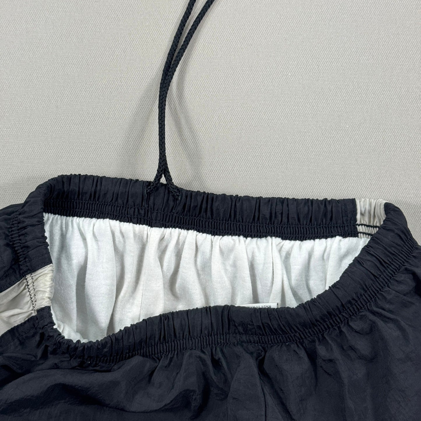 Vintage 90s Nike Windbreaker Pants Youth Large Ankle Zip Lined Drawstring