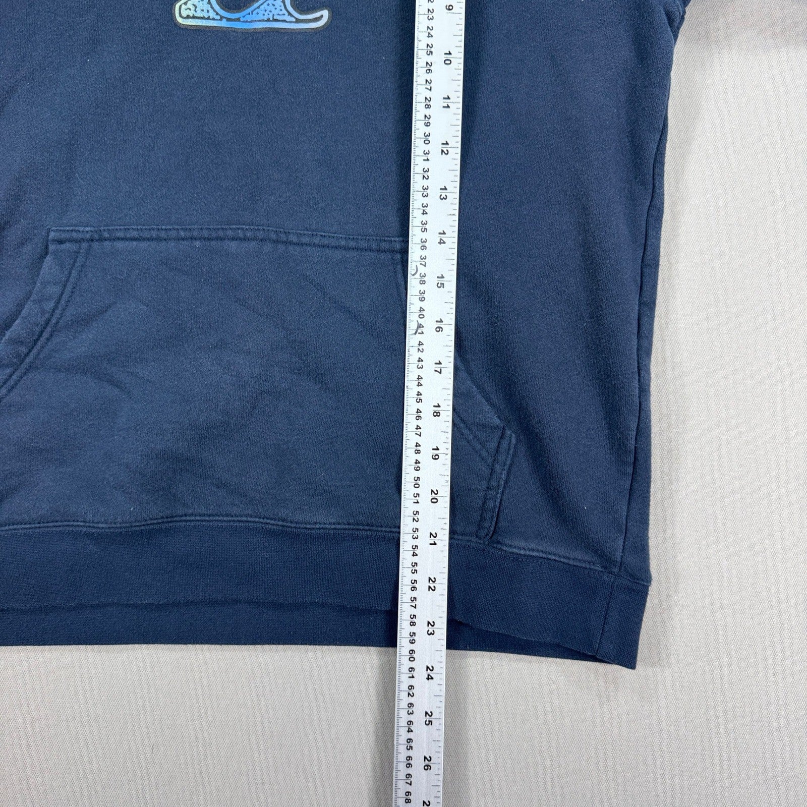 Billabong Y2K Hoodie mens 2XL Blue Pullover Logo Graphic