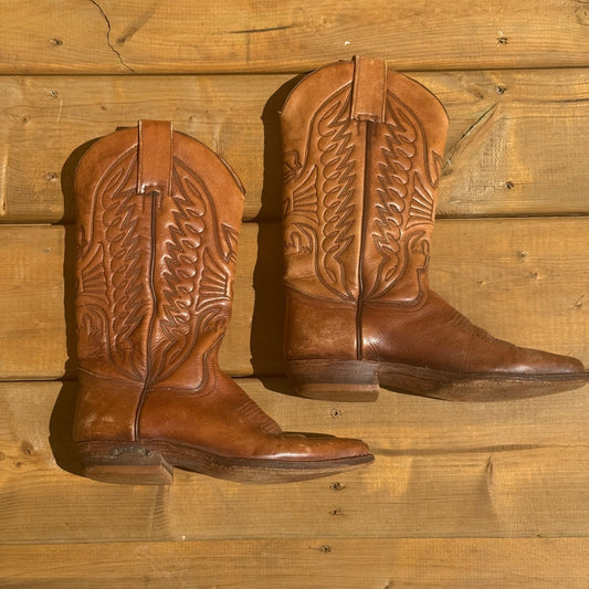 Vintage Sendra Boots Leather Cowboy Western Boots Womens Size 4 Made in Spain