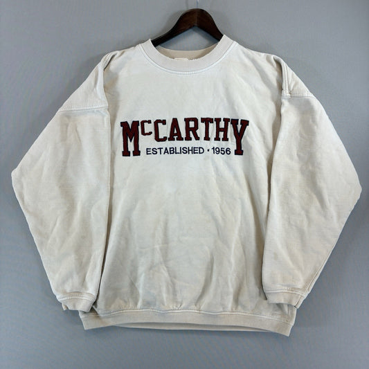 Vintage 1956 McCarthy Sweatshirt mens Large Pullover Made In Canada