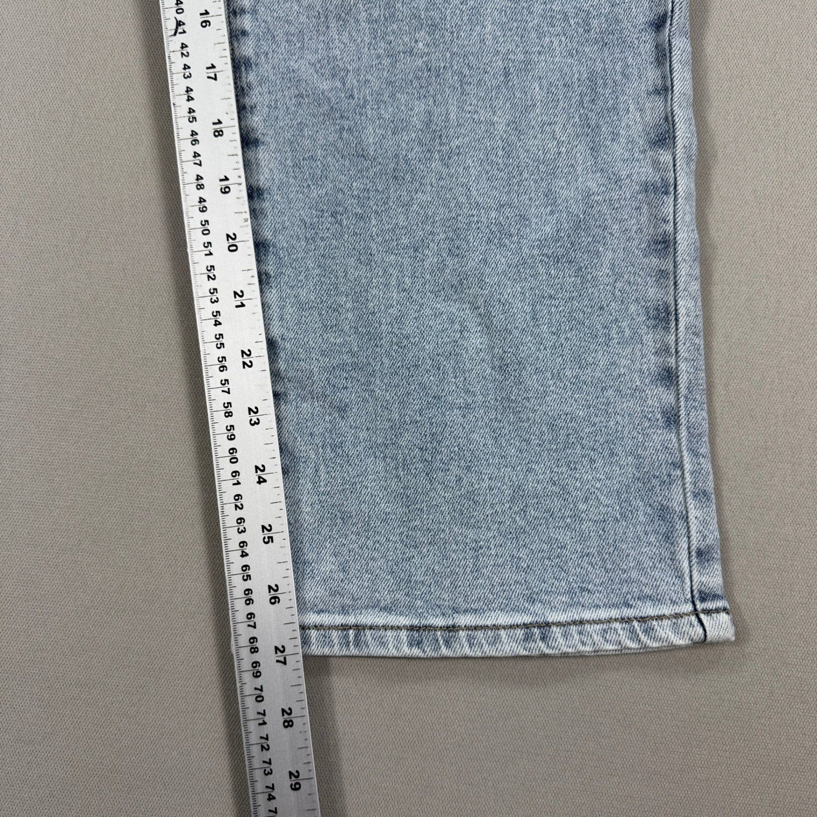 New Guess Los Angeles Jeans High Rise Straight Leg mens 32x28 Denim Baggy