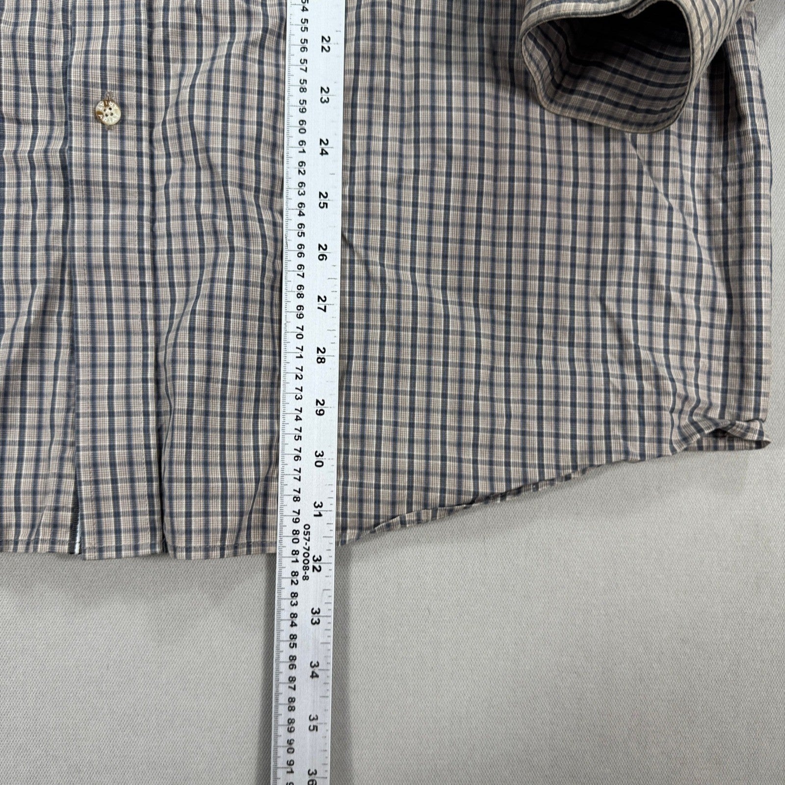 Ariat Pro Series Button Down Shirt mens 2XL Plaid Checkered Long Sleeve