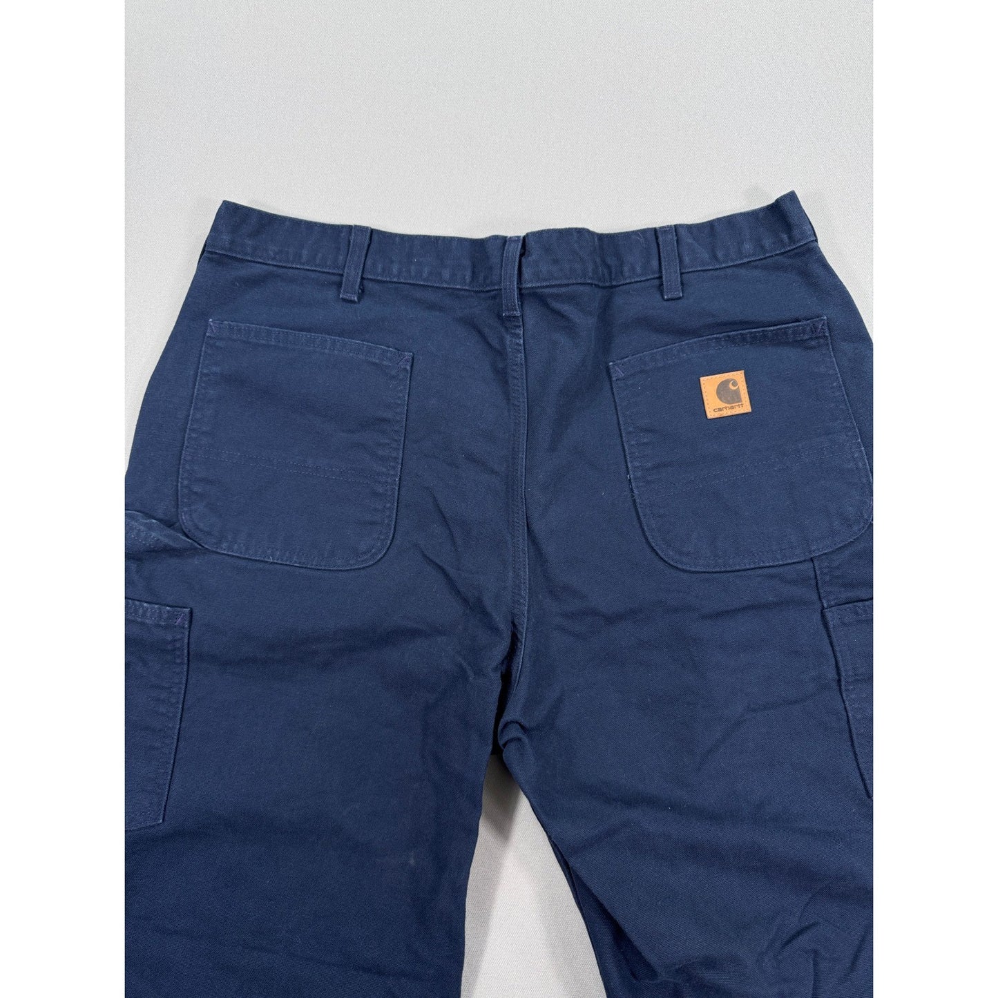 2x Carhartt B11 Original Dungaree Fit Work Pants 40x30 Reflective Stripe lot