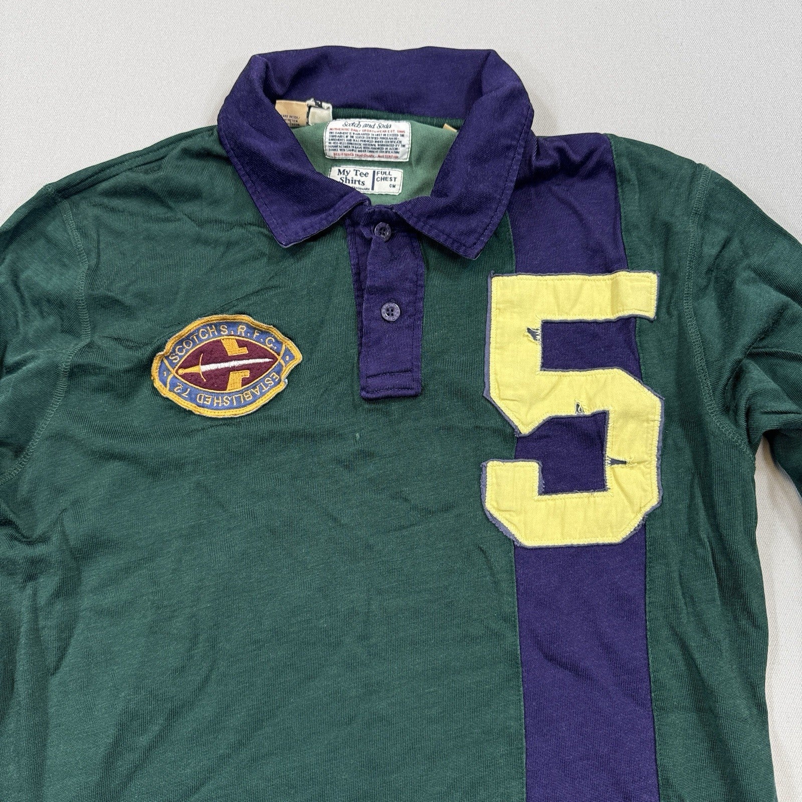 Vintage Scotch & Soda Shirt Mens Large Father And Son Long Sleeve Polo