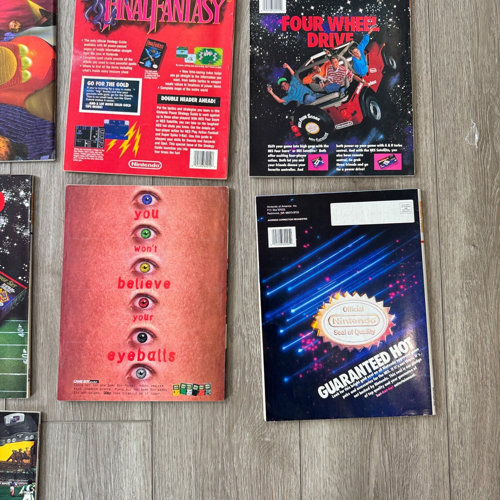 Lot of 18 Nintendo power Magazines & 1 Playstation Magazine Read Description